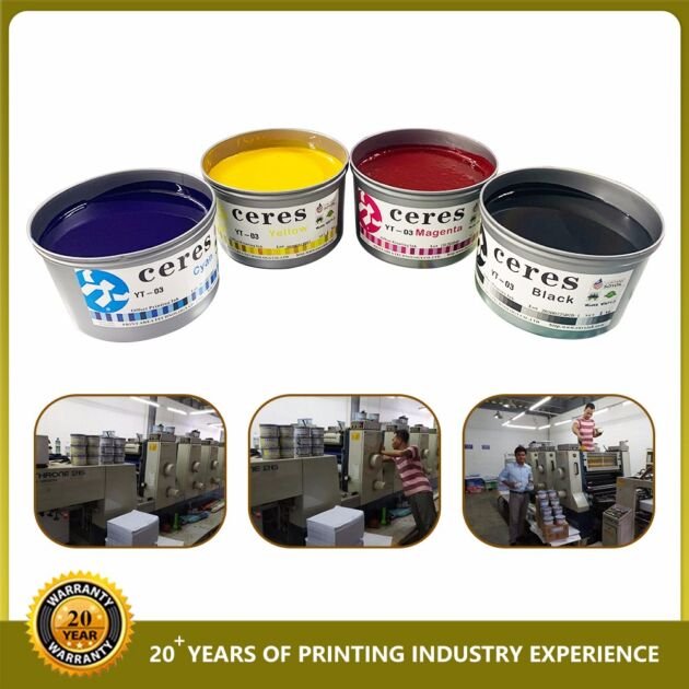 Ceres YT-09 High Concentration CMYK Offset Ink Ceres YT-09 High Concentration CMYK Offset Ink