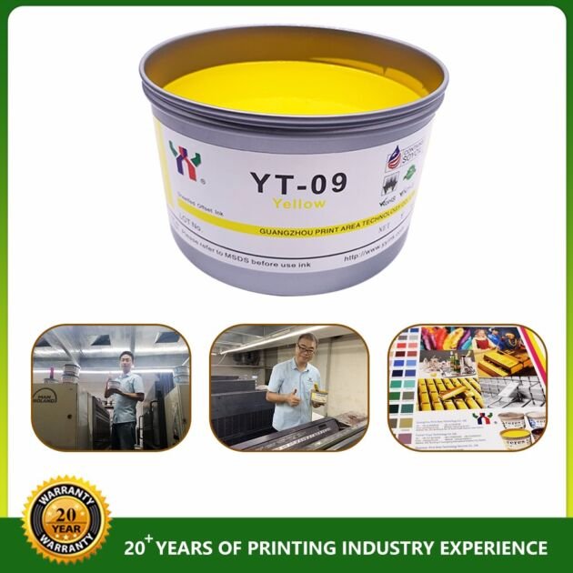Ceres YT-09 High Concentration CMYK Offset Ink Ceres YT-09 High Concentration CMYK Offset Ink