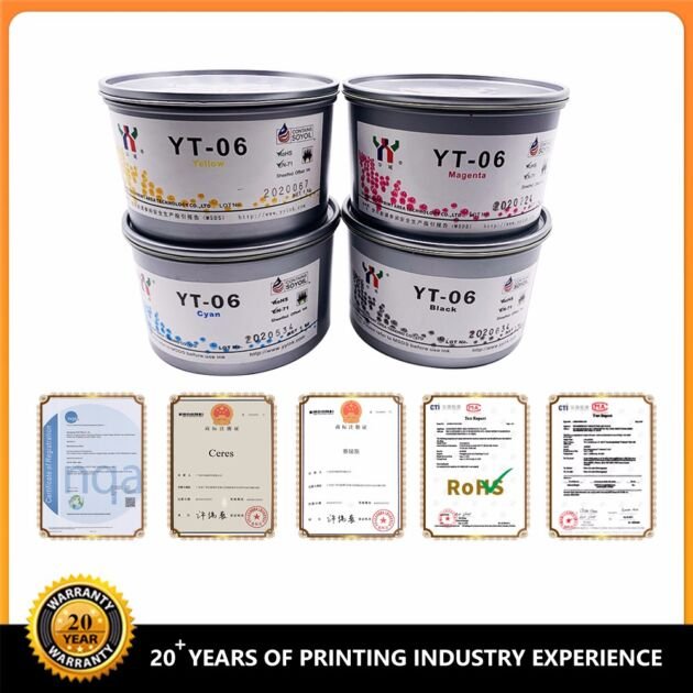 Ceres Ink YT-06 High temperature-resistant Offset CMYK Ink for Melamine Materials Ceres Ink YT-06 High temperature-resistant Offset CMYK Ink for Melamine Materials