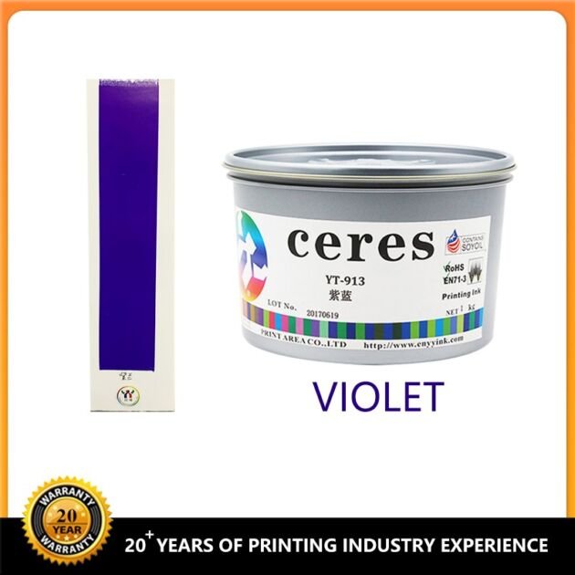Ceres Ink YT-914 Pantone Color Warm Red Offset Printing Ink