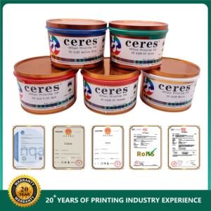 Ceres ink Pantone Spot color UV Offset Printing Ink