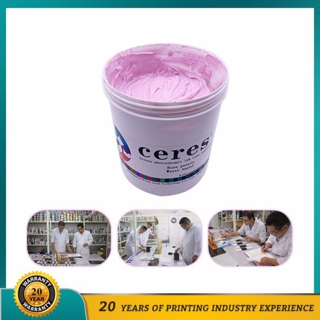 Screen Printing Water Based Photochromic Ink