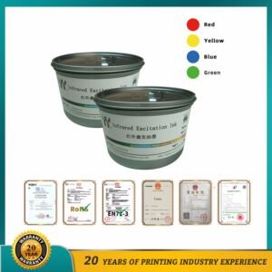 Screen Printing Security Infrared Excitation Ink