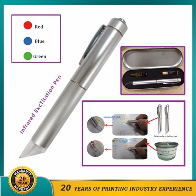 Screen Printing Security Infrared Excitation Ink