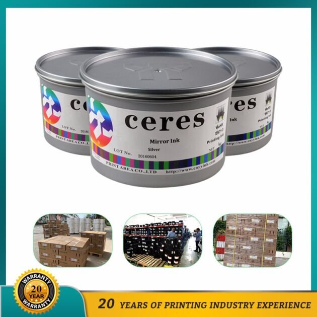 Mirror Silver Ink For Transparent Glass