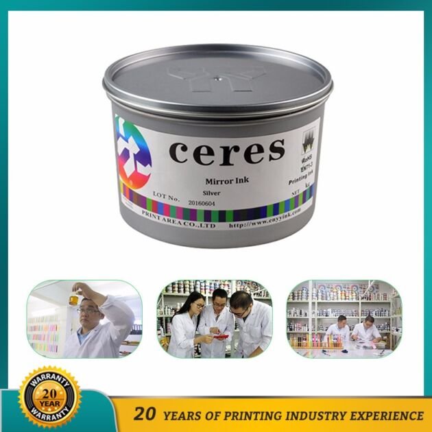 Mirror Silver Ink For Transparent Glass