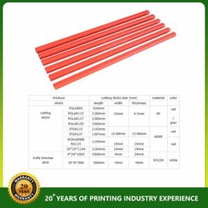 Polar 115 Cutting Sticks For Cutting Machine Polar 115 Cutting Sticks For Cutting Machine