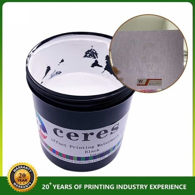 Ceres Offset Printing Black Watermark Ink