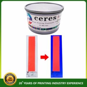 Ceres Flexo Printing Pantone 801 Blue UV Fluorescent ink For Package