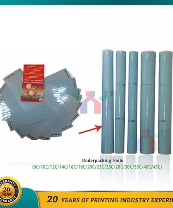 Offset printing materials Self-adhesive Underpacking Foil