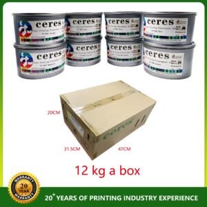 Ceres Flexo Printing Pantone 801 Blue UV Fluorescent ink For Package