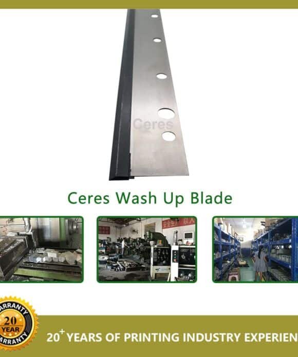 KBA106 1160*45*0.5mm Offset Printing Wash Up Blade ,No holes