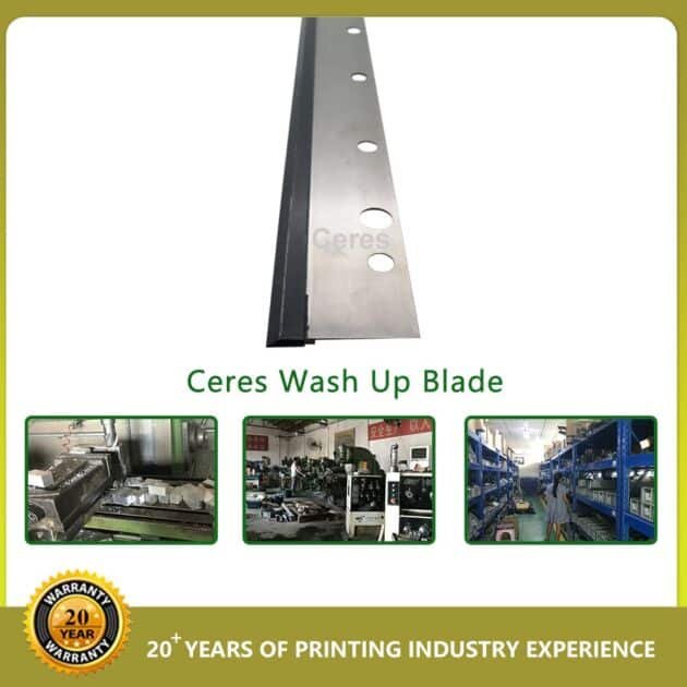 Roybi 520 Offset machine Polyurethane Wash Up Blade