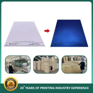 Security Banknote UV Fiber And Watermark Paper