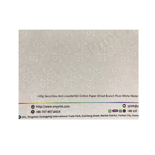 A4 Size Security Cotton Paper With Watermark