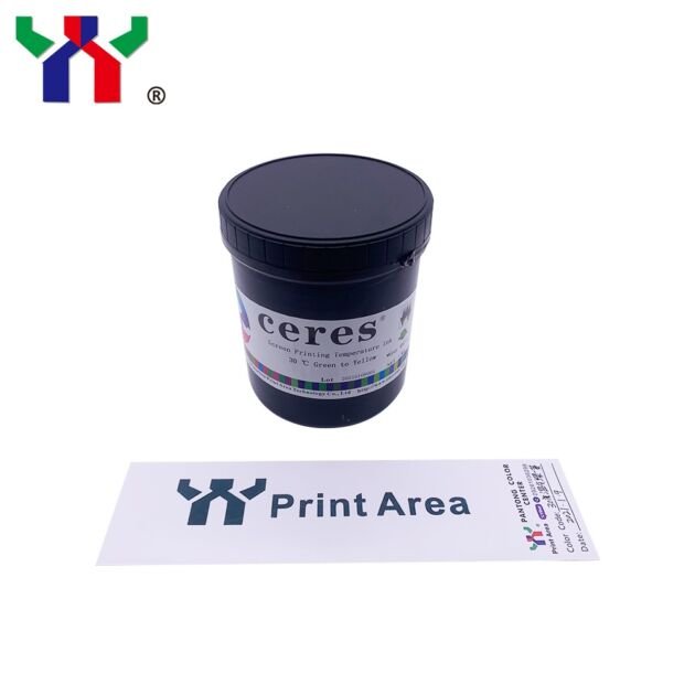 Screen Green to Yellow Thermochromic Ink,30 degree ,Reversible