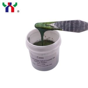 Golden to Green Magnetic Optical Variable Ink