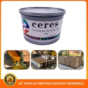 Screen and Offset Printing Red to Yellow UV invisible Ink