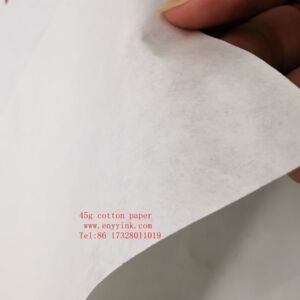 45g security cotton paper 100% cotton waterproof paper