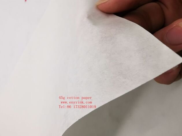 45g security cotton paper 100% cotton waterproof paper