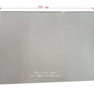 45g security cotton paper 100% cotton waterproof paper