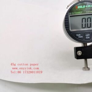 45g security cotton paper 100% cotton waterproof paper