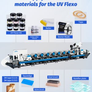 UV Gloss Varnish for Narrow web flexo machin