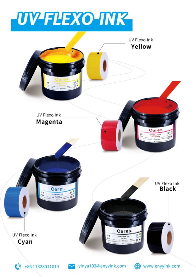 UV Gloss Varnish for Narrow web flexo machin