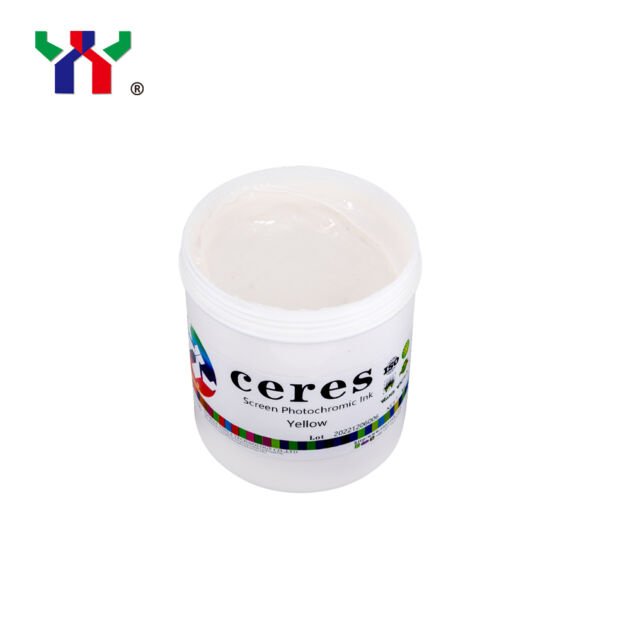 Screen Printing Water Based Photochromic Ink colorless to yellow